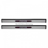 Set ornament prag fata iluminat logo Focus 3 usi Ford Focus MK2 facelift 1.4