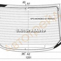 Luneta 4 usi berlina, Privacy Glass, model nou Ford Mondeo MK4 2.2 TDCi