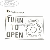 Eticheta Turn to open Ford Transit MK 6 2.0 DI
