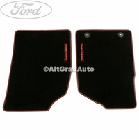 Set covorase fata, velur negru logo Individual negru Ford Ka MK2 1.2