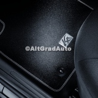Set covorase fata, velur negru cusatura argintie Ford Ka MK2 1.2