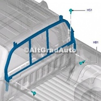 Protectie luneta Ford Ranger T6 2.2 TDCi