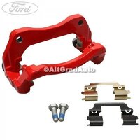 Suport etrier fata 278 MM culoare rosu Ford Fiesta MK7 facelift 1.6 ST
