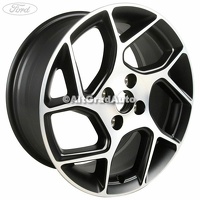 Janta aliaj 17 inch, design Y 5 spite duble matte black Ford Fiesta Mk 9 1.0 EcoBoost