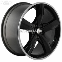 Janta aliaj 19 inch, 5 spite negru Bullitt GT fata Ford Mustang facelift 2.3 EcoBoost