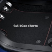 Set covorase premium fata velur negre, cusaturi rosii Ford Puma MK2 1.5 EcoBlue