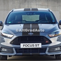Benzi decorative ST break negru mat Ford Focus Mk4 2.0 EcoBlue ST