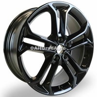Janta aliaj 19 inch, 5 spite duble negru absolut Ford Focus Mk3 1.0 EcoBoost