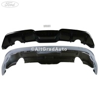 Extensie bara spate 5 usi hatchback, model ST esapament centru Ford Focus 3 1.6 TDCi