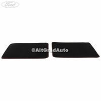 Set covorase spate mocheta, negre si cusaturi rosi Ford Focus MK4 1.0 EcoBoost