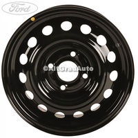 Janta tabla 14 inch negru Ford Ka Plus 1.2 Ti-VCT