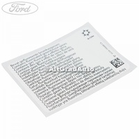 Eticheta atentionare gaze freon R134a Ford Ranger 3 2.2 TDCi