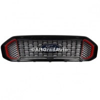 Grila radiator completa model mesh type insertii rosii Ford Ranger 2019 2.0 EcoBlue 4x4