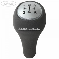 Nuca schimbator piele cutie viteza 5 trepte B5/IB5 silver Ford Fiesta 4 1.0 i