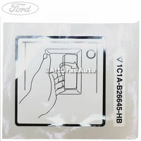 Eticheta informare trage pentru a deschide vertical Ford Transit MK 6 2.0 DI