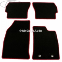 Set covorase fata si spate velour infra red ebony Ford Fiesta MK5 facelift 1.25 16V