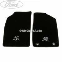 Set covorase fata, velur negru logo Ka 09/2008-12/2012 Ford Ka MK2 1.2