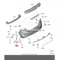 Deflector pietre bara spate dreapta Ford Fiesta MK8 1.0 EcoBoost