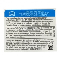 Eticheta informare presiune anvelope vara Ford Mach-E MACH-E (CGW) EV