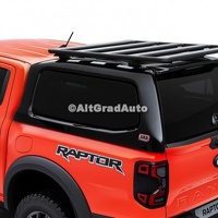 Hard Top ARB pachet Ascent cu suport pentru baza plafonului ARB Negru Glossy cabina dubla Raptor Ford Ranger 2023-2026 2.0 Raptor Bi-TDCi 4x4