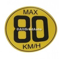 Emblema 80 KM / H   