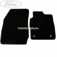 Set covorase fata velur negru Ford Fiesta MK 8 1.0