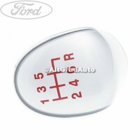 Capac nuca schimbator, 6 trepte plastic insertie rosie Ford Focus 2 2.5 ST
