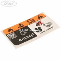 Eticheta valori aer conditionat R1234YF Ford Mondeo MK5 1.0 EcoBoost
