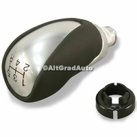 Nuca schimbator 5 viteze piele si crom Ford Fiesta MK 8 1.0