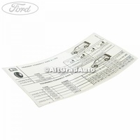 Eticheta valori presiune roti Ford Tourneo Connect 2 1.0 EcoBoost