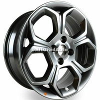 Janta aliaj 17 inch, 5 spite gri inchis Ford Noul EcoSport 1.0 EcoBoost