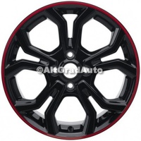 Janta aliaj 17 inch, design Y spite duble negru cu rosu Ford Fiesta Mk 9 1.0 EcoBoost