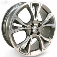 Janta aliaj 18 inch, 5 spite duble gri inchis Ford Fiesta Mk 9 1.0 EcoBoost