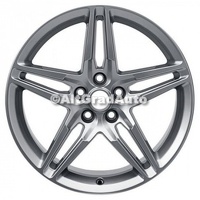 Janta aliaj 19 inch, 5 spite duble argintiu forjat spate Ford Mustang 2.3 EcoBoost