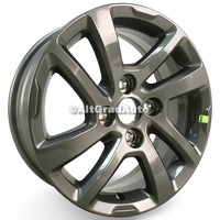 Janta aliaj 15 inch, 4 spite duble rock metallic Ford Ka Plus 1.2 Ti-VCT