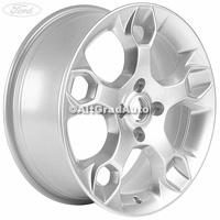 Janta aliaj 17 inch, 5 spite culoare argintie Ford Fiesta Mk 7 1.25