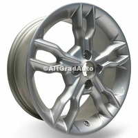 Janta aliaj 16 inch, 5 spite duble argintiu perlat Ford Ka 2 1.2