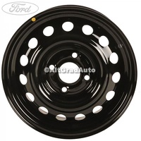 Janta tabla 14 inch negru Ford Ka Plus 1.2 Ti-VCT